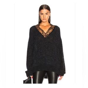IRO Black V-Neck Sweater